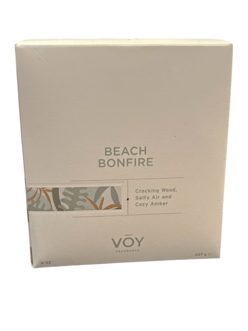 Voy Beach Bonfire Scented Candle - NIB